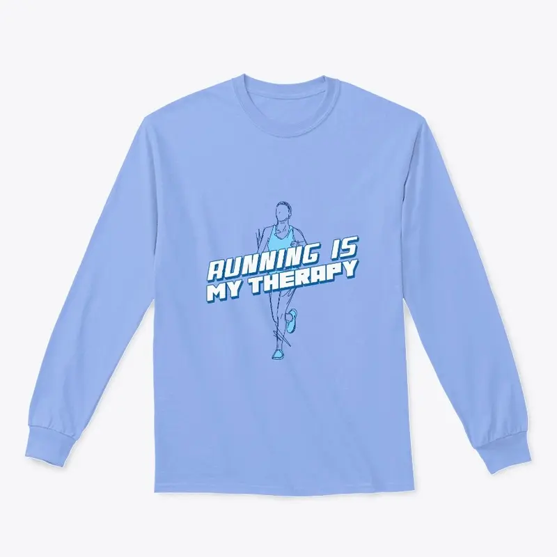 Running Is My Therapy motivation wear